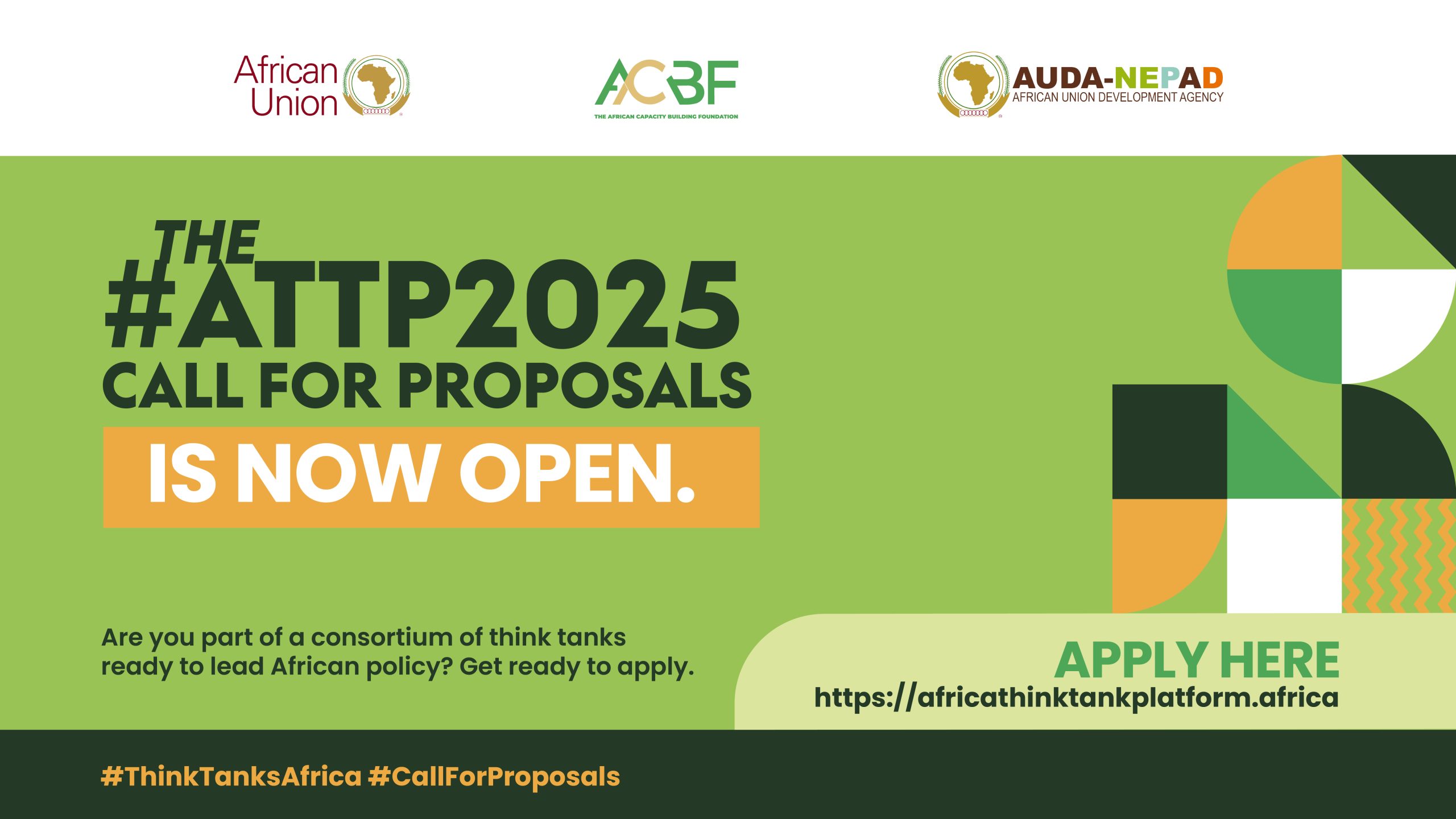The Africa Think Tank Platform Call for Proposals Launch Press Release